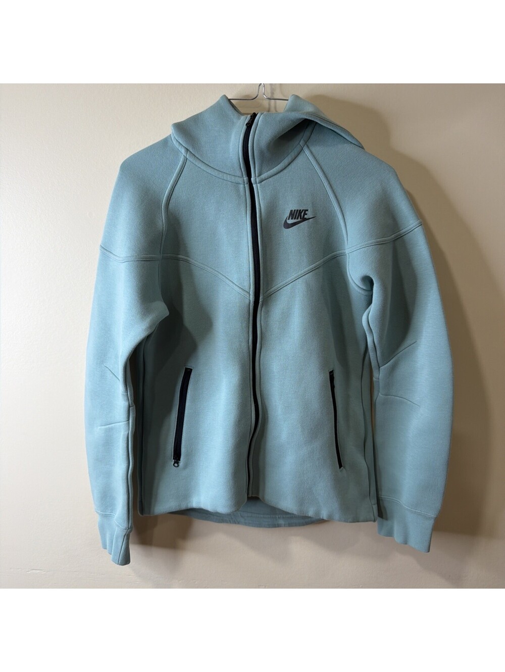 Big Kids Size XS Nike Tech Hoodie Pack Fleece Baby Blue